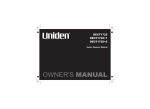 Uniden DECT1725 Owner`s manual