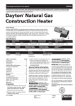 Dayton 3VE56A Operating instructions