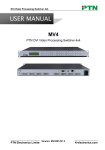PTN MV4 User manual
