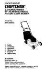 Craftsman 917.389270 Owner`s manual