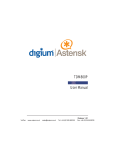 Digium TDM800P User manual