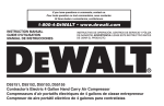 DeWalt D55153 Instruction manual
