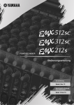 Yamaha EMX512SC Owner`s manual