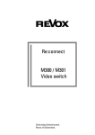 Revox M301 Technical data