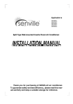Senville SENL09HD Unit installation