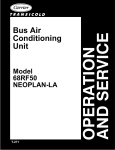 Carrier 68RF50 Neoplan-LA Service manual