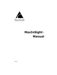 MaxInSight™ Manual - Nova Systems, Inc.