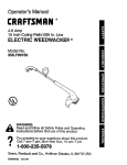 Craftsman 358.799150 Operator`s manual