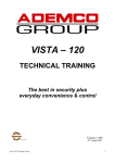 ADEMCO VISTA-120 Setup guide