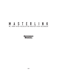 Alesis MASTERLINK ML-9600 System information