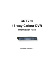 CCTV CCT730 Operating instructions