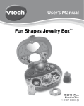 VTech Fun Shapes Jewelry Box User`s manual