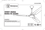 Westinghouse UL-ES-I56 Owner`s manual