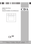 CDA SC 310 Series Specifications