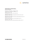 Sartorius CH3E Operating instructions