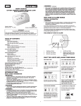 BRK electronic CO3000BN User`s manual