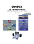 Yamaha mLAN Patchbay User guide
