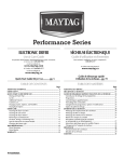 Maytag W10239302A Use & care guide