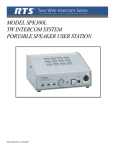 RTS RMS300 Specifications