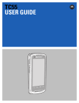Motorola TC55 User guide