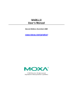 Moxa Technologies W406 User`s manual