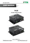 PTN PA2B User manual