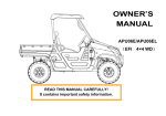 Applestone APU06E Owner`s manual