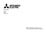 Mitsubishi PK20 User manual