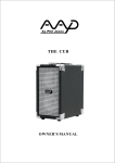 American Acoustic Development THE CUB CUB AG-100 Owner`s manual