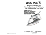 Euro-Pro GI490KM Owner`s manual