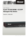 MicroNet SP6510P8 User`s manual