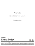 DSC PowerSeries PC1864 Installation guide