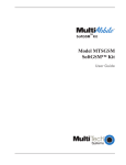 Multitech MTSGSM User guide