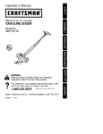 Craftsman 358.773110 Operator`s manual