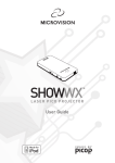 MicroVision ShowWX User guide