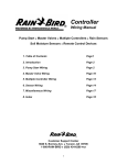 Rain Bird SST-900i Operating instructions