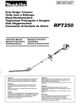 Makita Trimmer Instruction manual