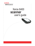 Visioneer 6400 User`s guide