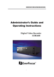EverFocus PowerPlex EDR1600 Operating instructions