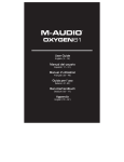 M-Audio Oxygen 61 User guide