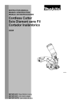 Makita CC01 Instruction manual