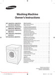 Samsung WF-R861 Washing Machine User Manual Pdf