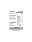Radio Shack 22-813 Owner`s manual