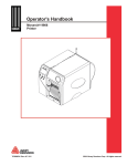 Avery Dennison Label Printer Instruction manual
