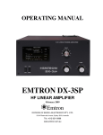 Emtron DX-3SP Specifications