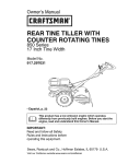 Craftsman 917.297031 Owner`s manual
