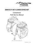 Rietschle Thomas 2660CGHI42-807 Service manual