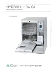 SciCan HYDRIM L110w Service manual