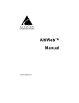 Altigen AltiWeb 4.0 Specifications
