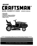 Craftsman 917.258481 Owner`s manual